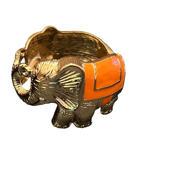 Elephant Gold and Orange Bracelet - Picture 3 of 3